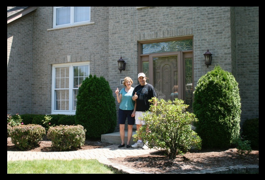 Wheaton. IL Brick Staining Color Change