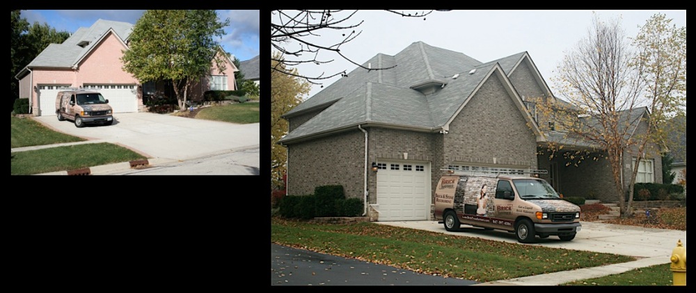 Lemont, IL  Exterior Brick Staining 2