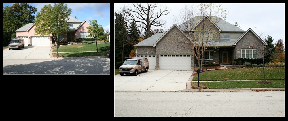 Lemont, IL Exterior Brick Staining 1