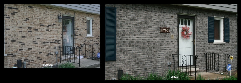 Palos Heights, IL Brick Color Makeover 1