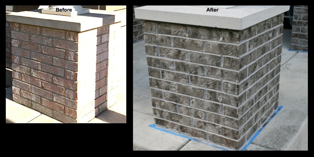 Carpentersville Brick Staining Closeup 3