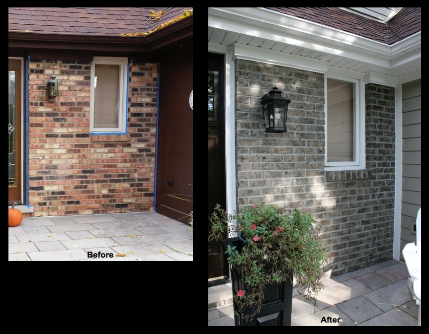 Wheaton, IL, Brick Staining Makeover 3