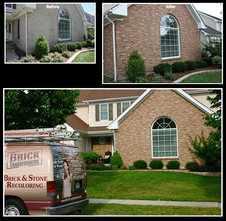 Algonquin, IL, Exterior Brick Staining 1